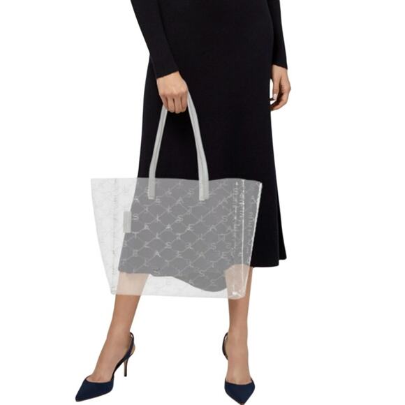 Stella McCartney Clear PVC Signature Studded Shoulder Tote Bag (SMXX191) - Picture 6 of 6